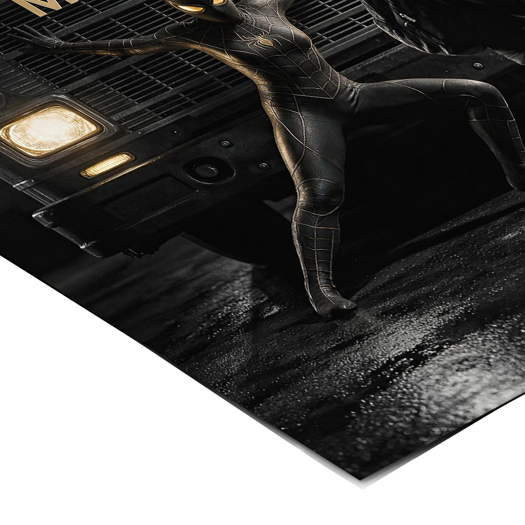 Eckdetail des Posters Life My Mom Me