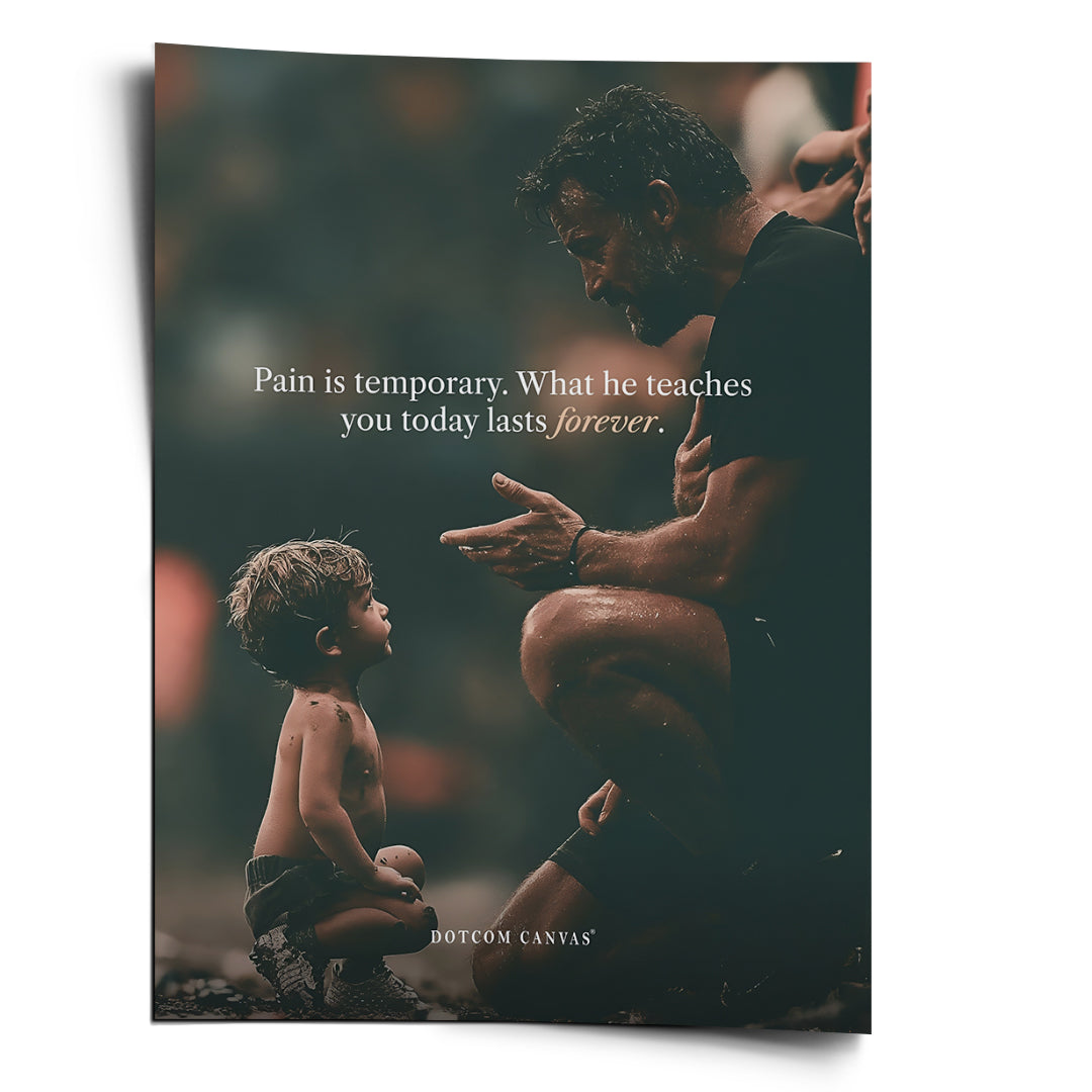DOTCOMCANVAS Poster Pain Is Temporary