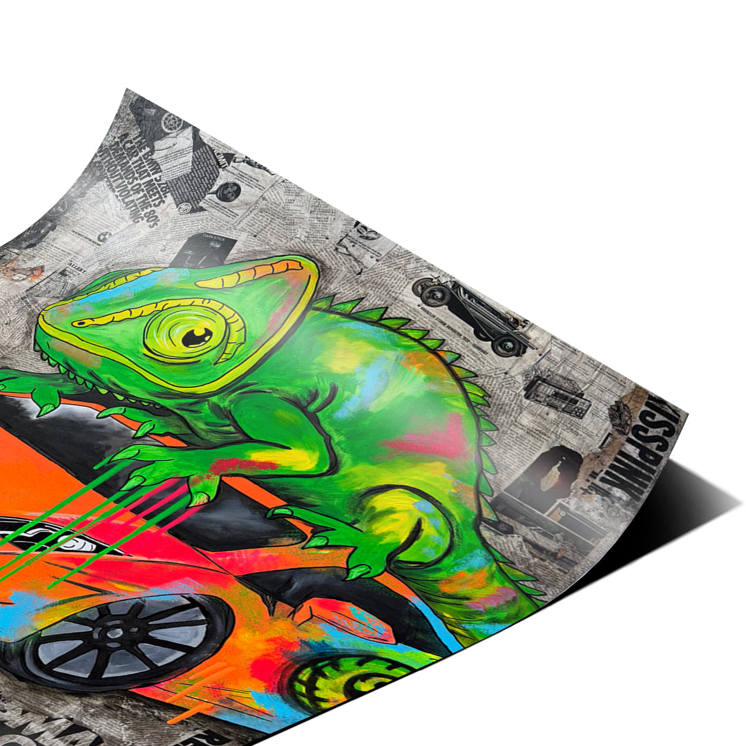 Eckdetail des Posters Cha Million