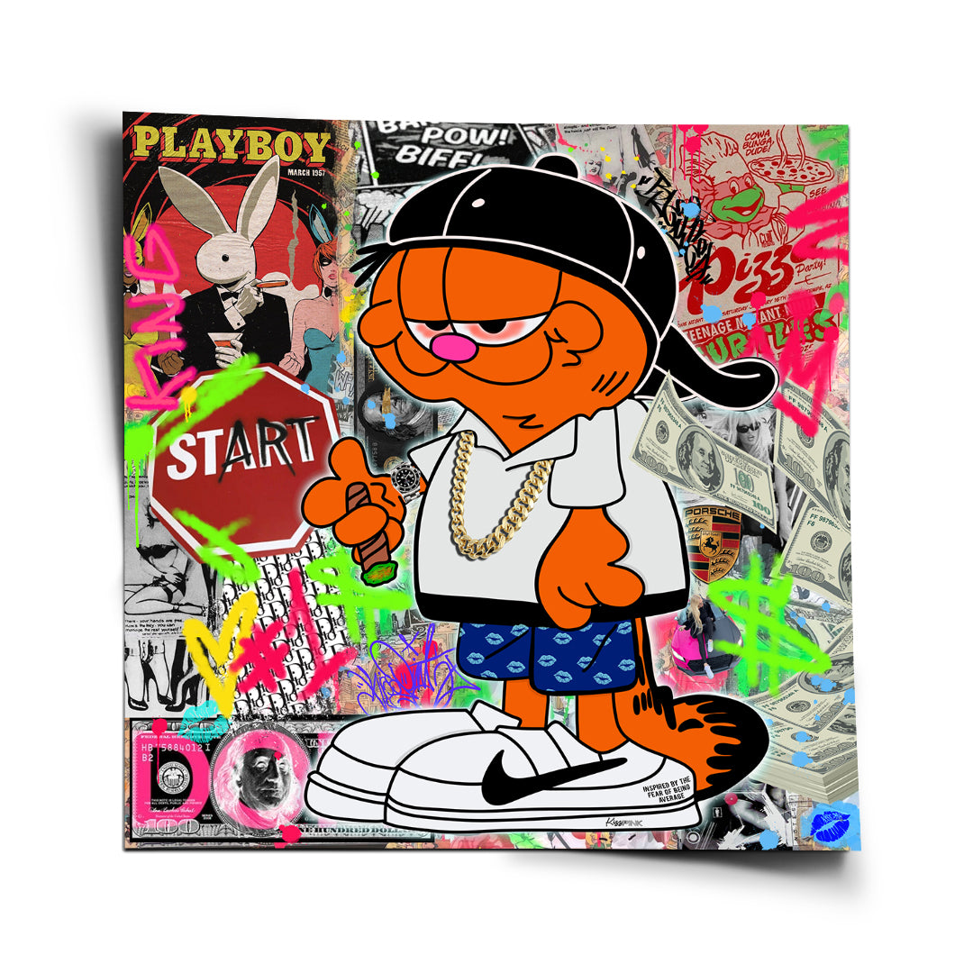 DOTCOMCANVAS Poster Street Cat Swag