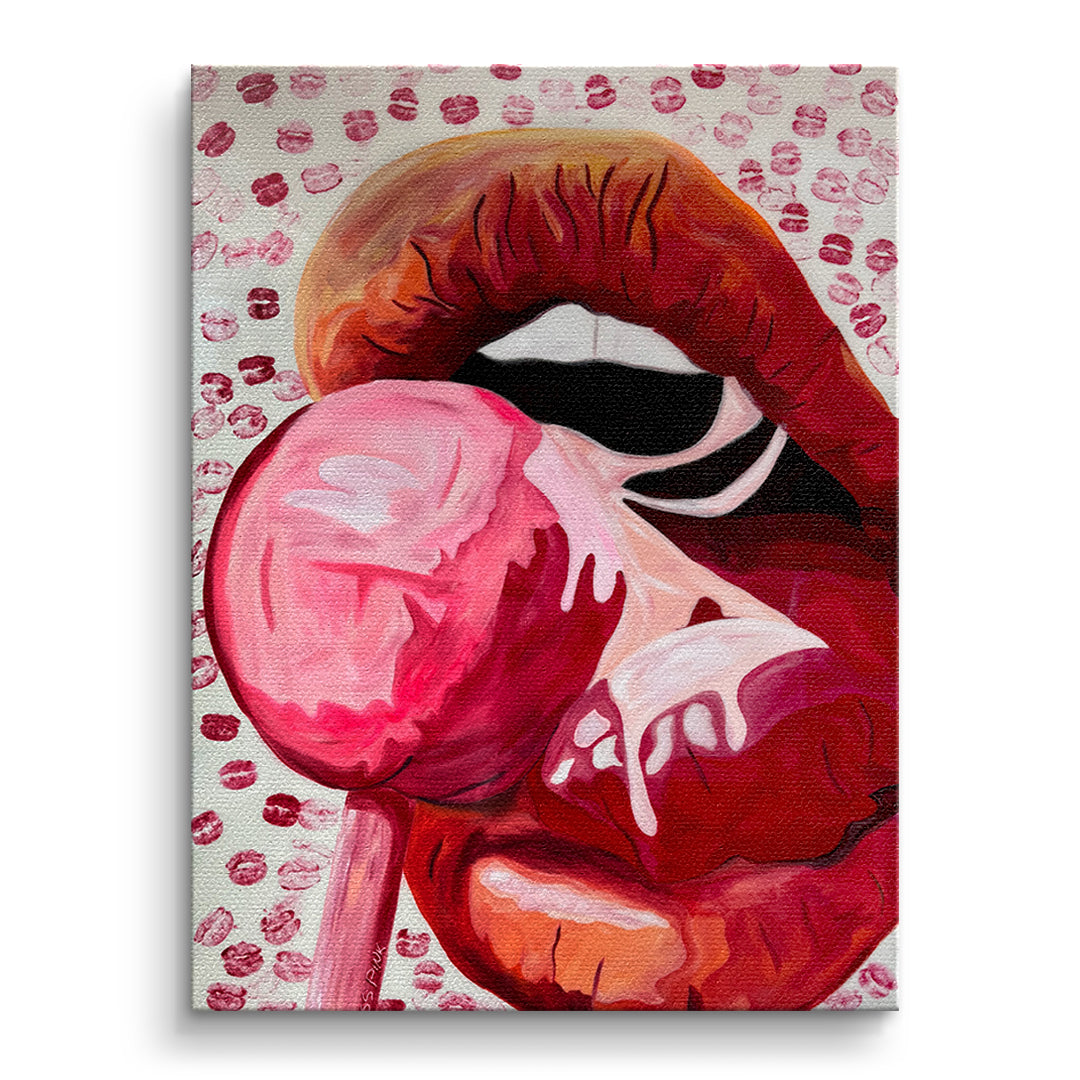 DOTCOMCANVAS Leinwandbild Lollipop ohne Rahmen