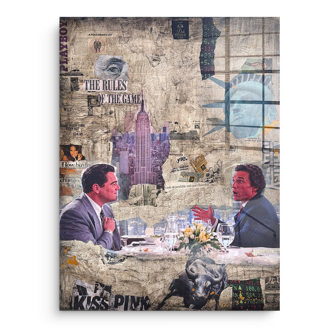 DOTCOMCANVAS Acrylglasbild Rules Of The Game ohne Rahmen