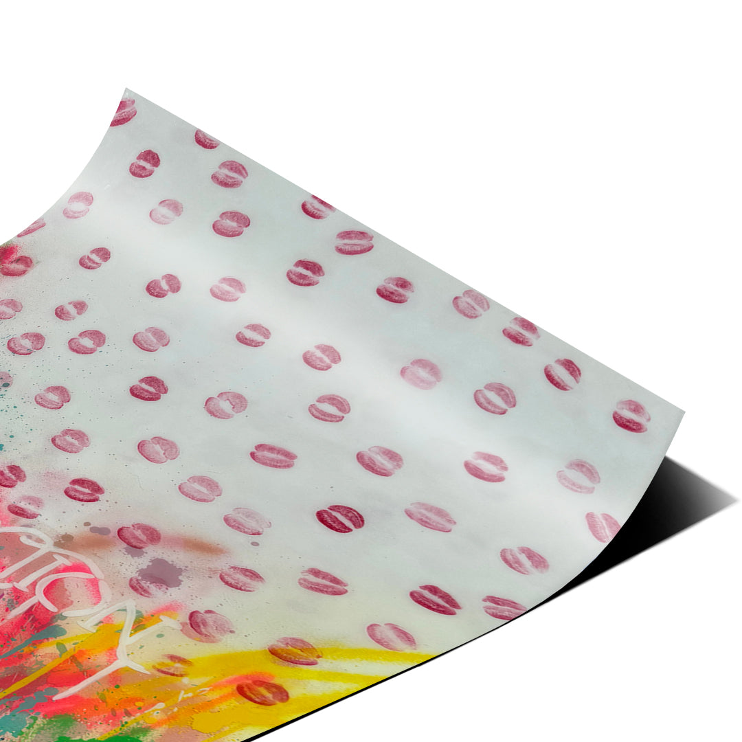 Eckdetail des Posters Seduction Kisses