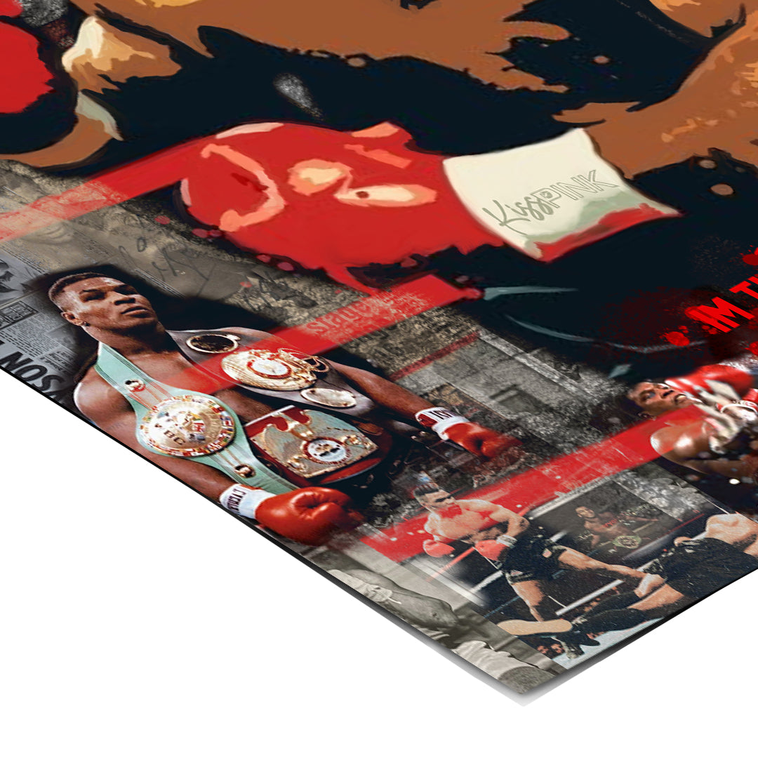 Eckdetail des Posters Iron Champion
