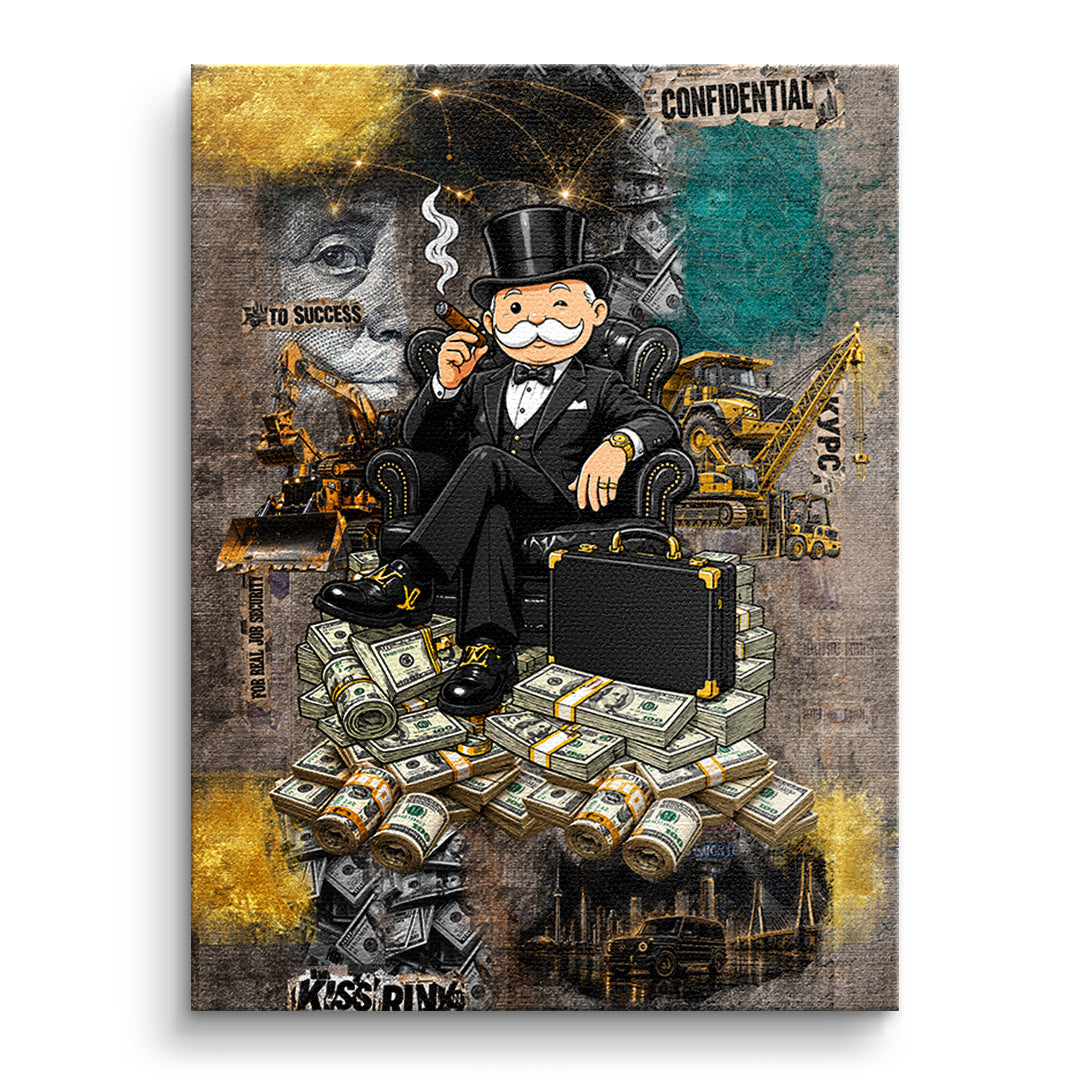 DOTCOMCANVAS Leinwandbild Building Empires ohne Rahmen