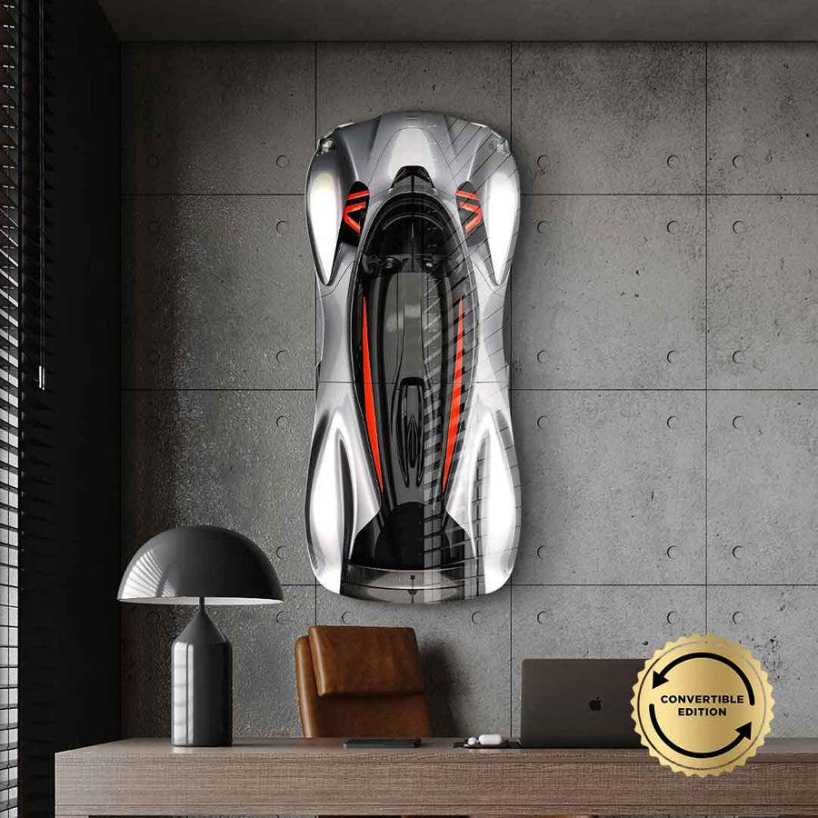 Rzeźba ścienna Aston Martin Valkyrie - szkło akrylowe