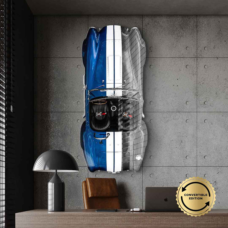 Rzeźba ścienna Shelby Cobra 427 - szkło akrylowe