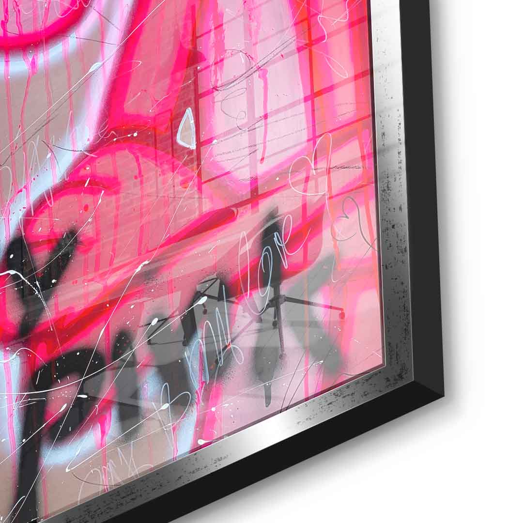 Don't Worry Be Pink - Acrylic Glass