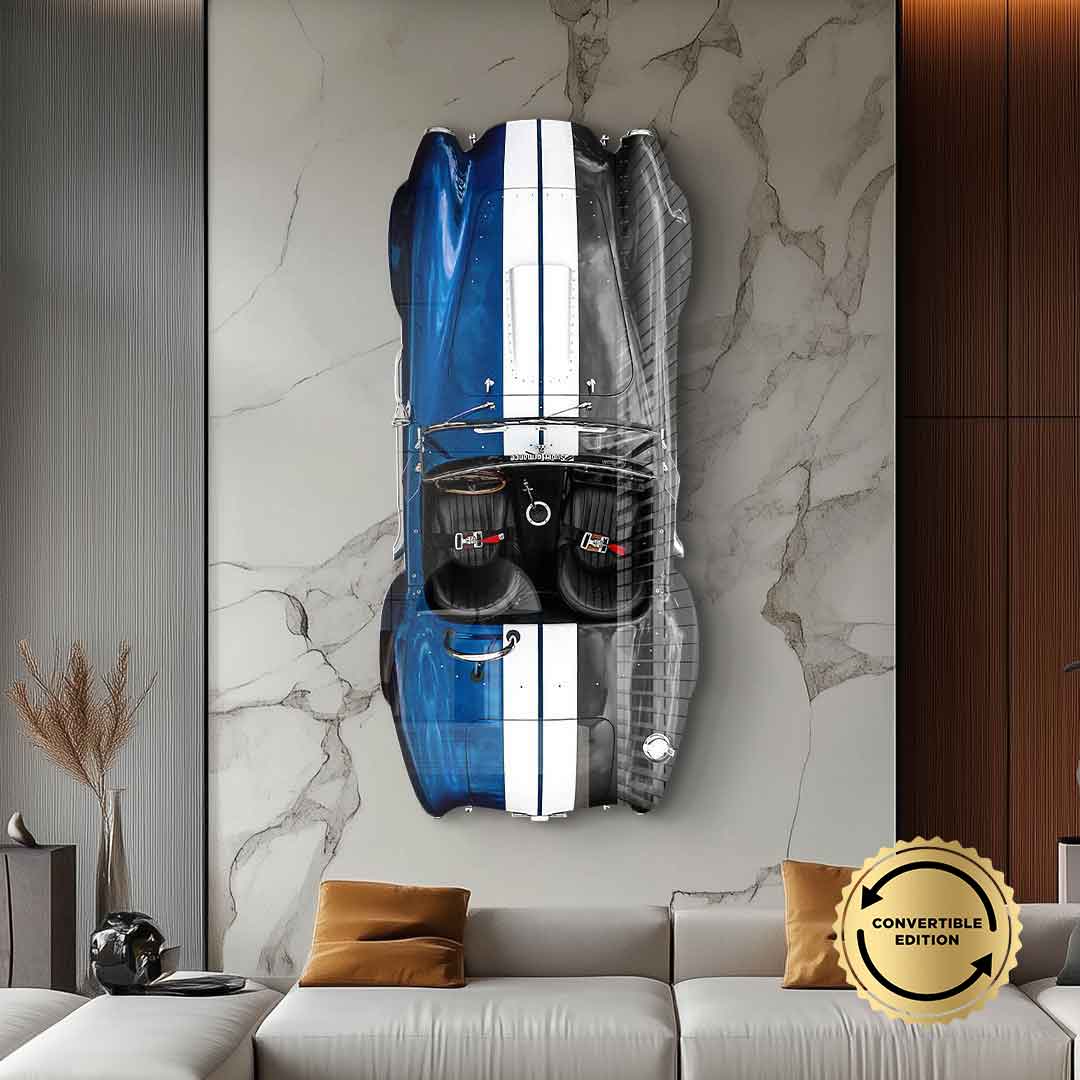 Rzeźba ścienna Shelby Cobra 427 - szkło akrylowe