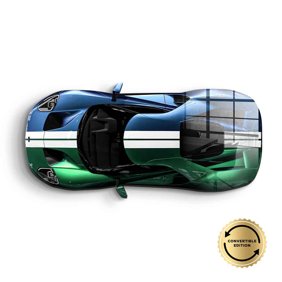 Wandskulptur Ford GT - Acrylglas