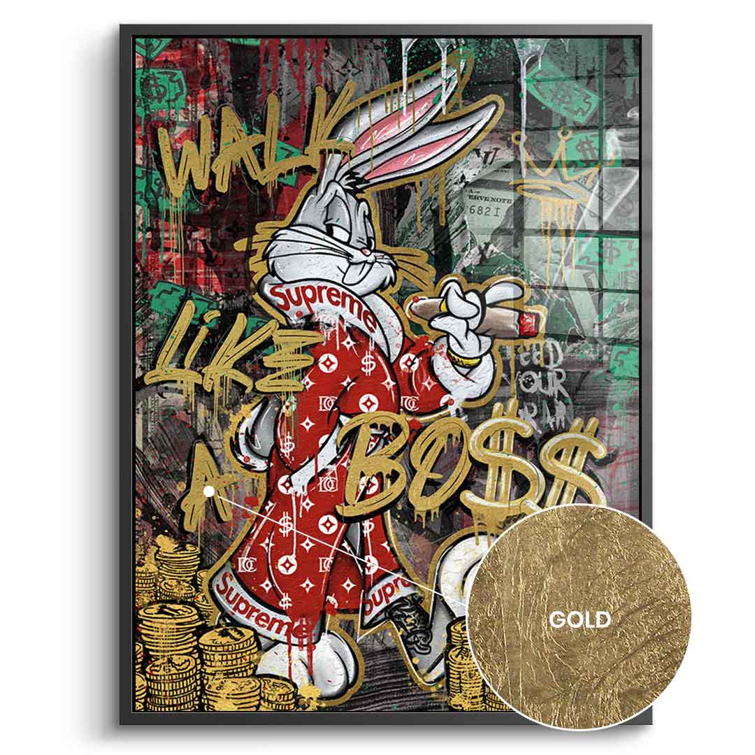 WALK LIK€ A BO$$ - Złoty liść