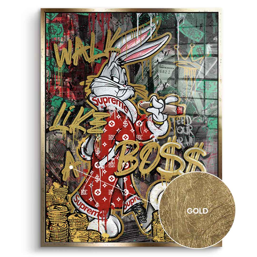 WALK LIK€ A BO$$ - Złoty liść