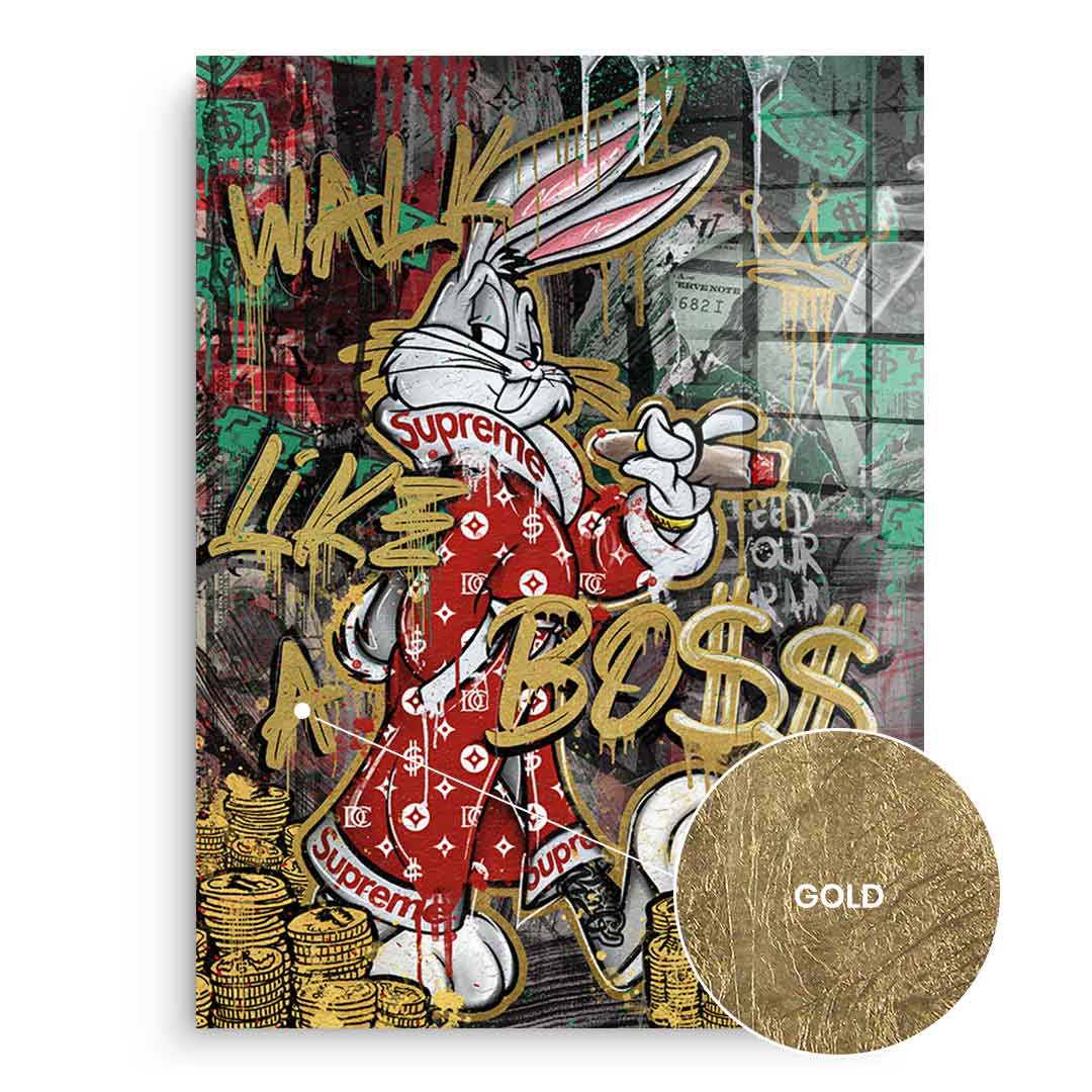 WALK LIK€ A BO$$ - Złoty liść