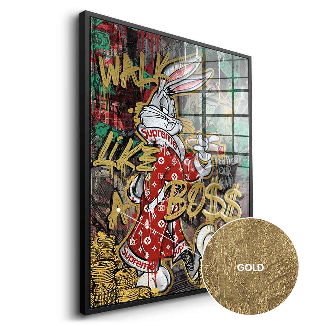 WALK LIK€ A BO$$ - Złoty liść