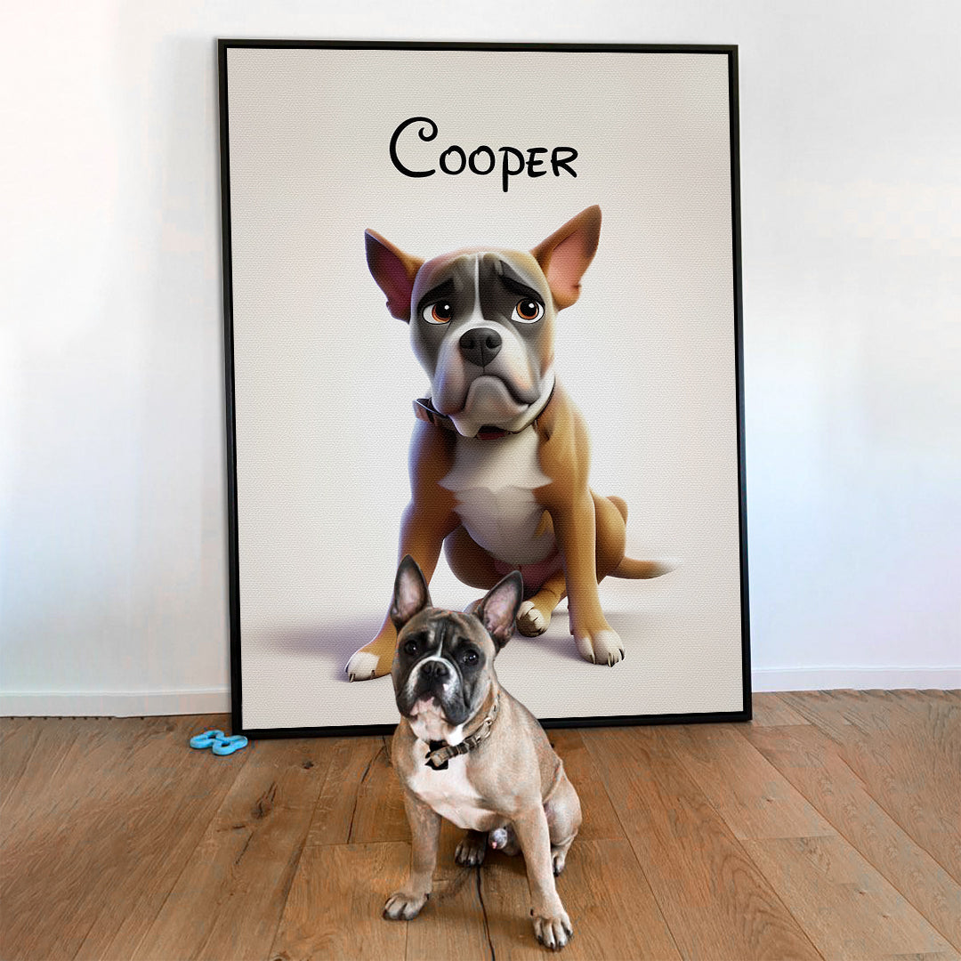 Cartoon Haustier Portrait Personalisierbar