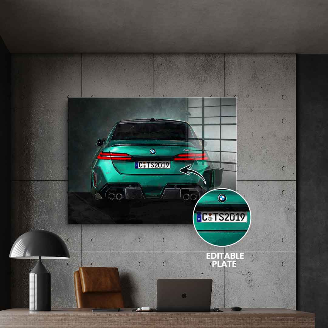 BMW M5 tył – szkło akrylowe