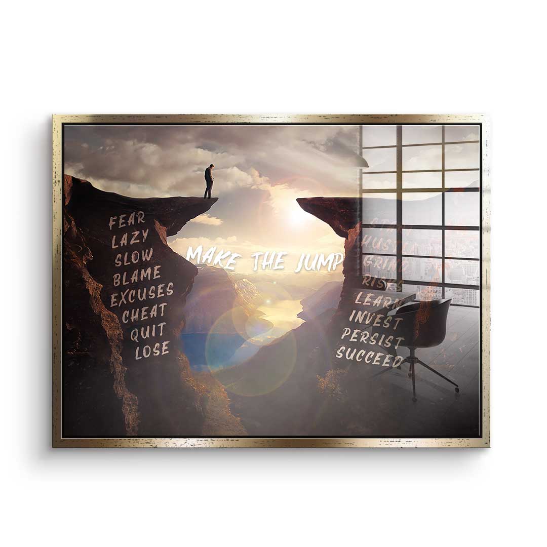 Make The Jump - Acrylglas