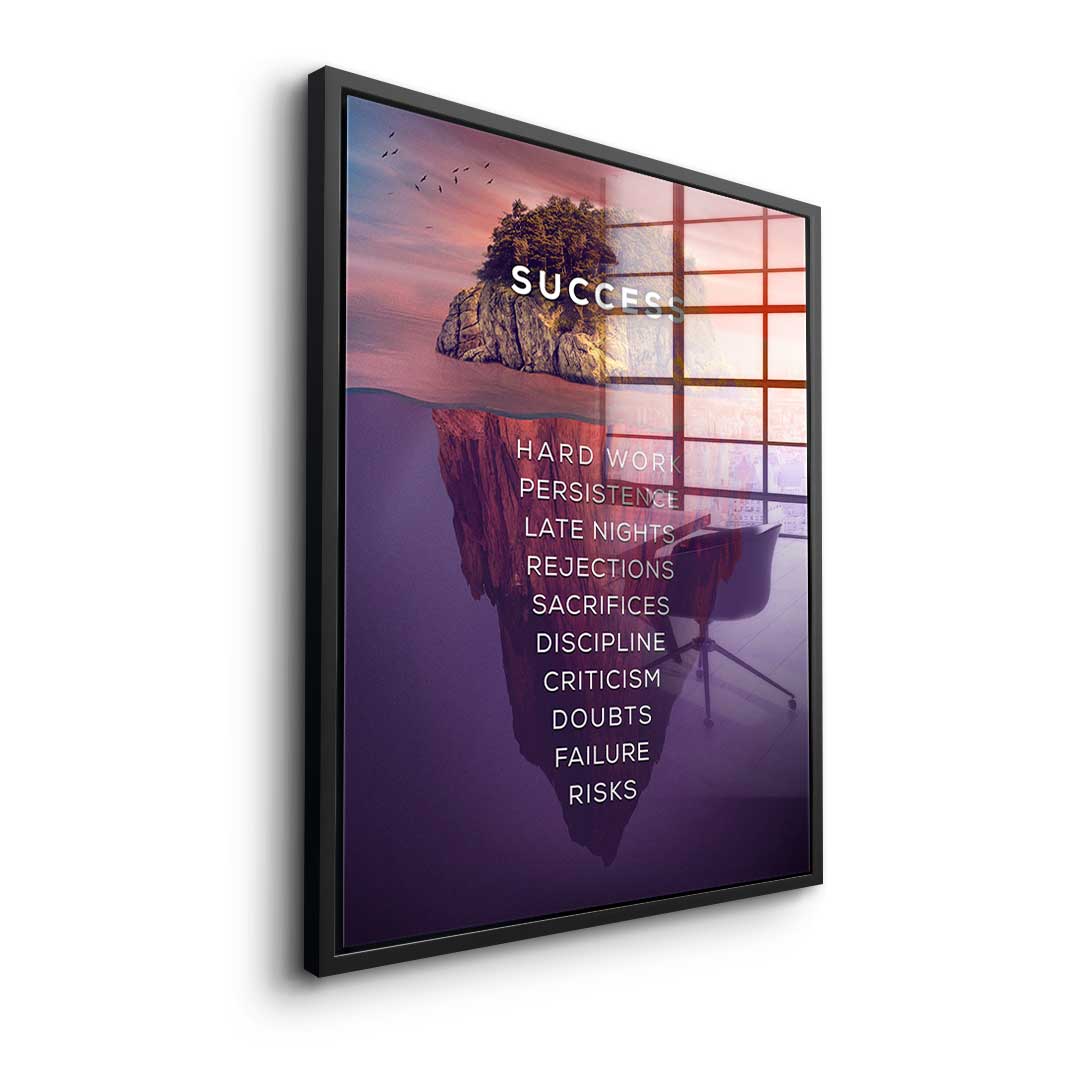 Insel des Erfolgs - Acrylglas