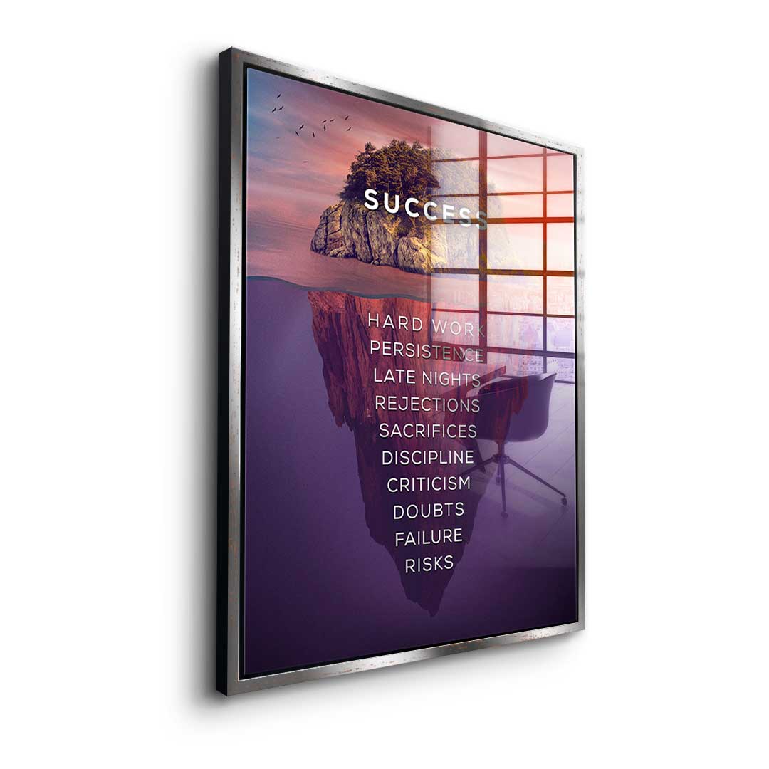 Insel des Erfolgs - Acrylglas