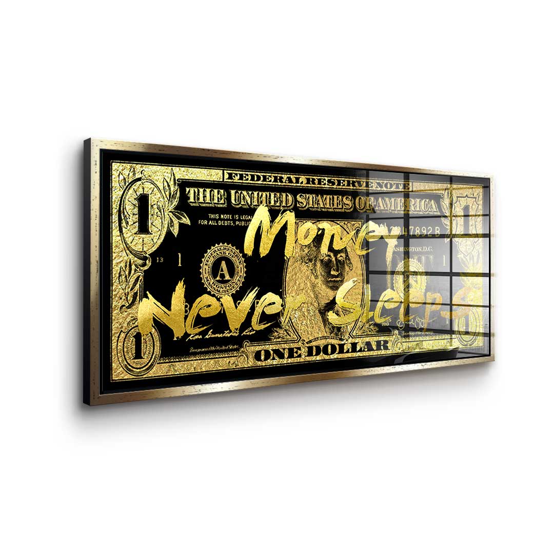 MONEY NEVER SLEEPS - BLATTGOLD