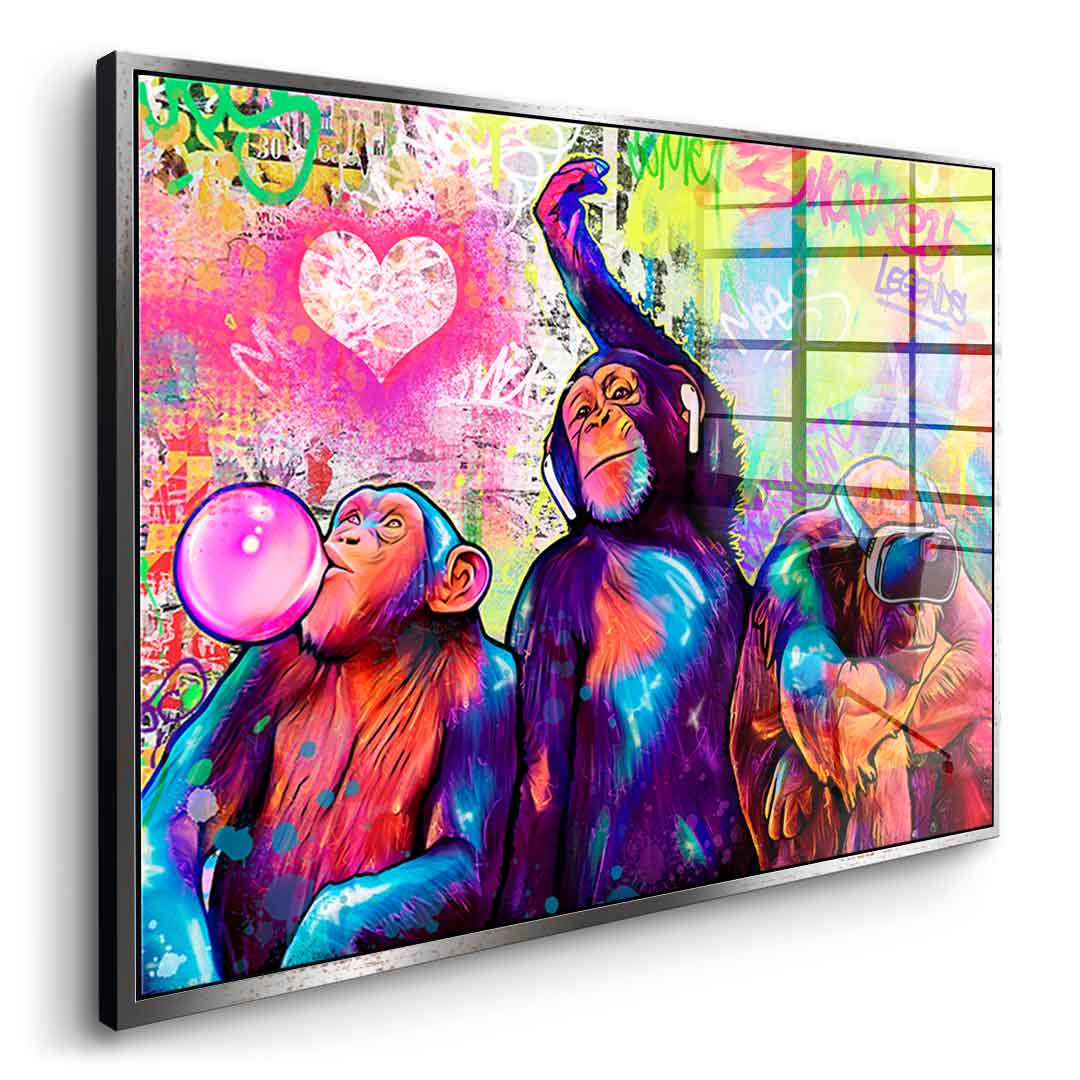 Monkeys Time - Acrylic Glass