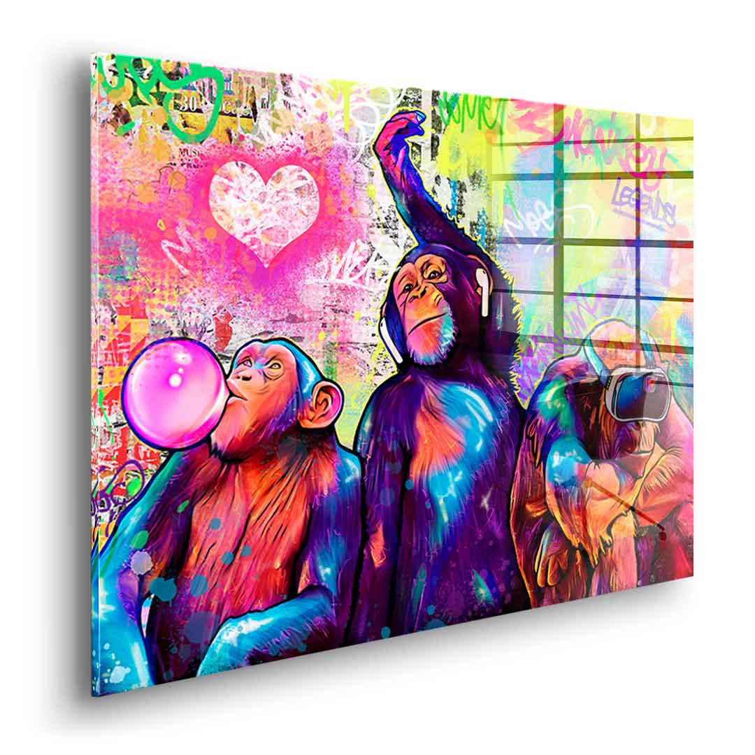 Monkeys Time - Acrylic Glass