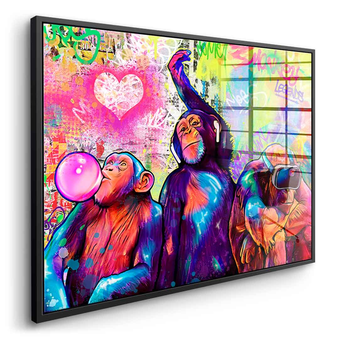 Monkeys Time - Acrylic Glass