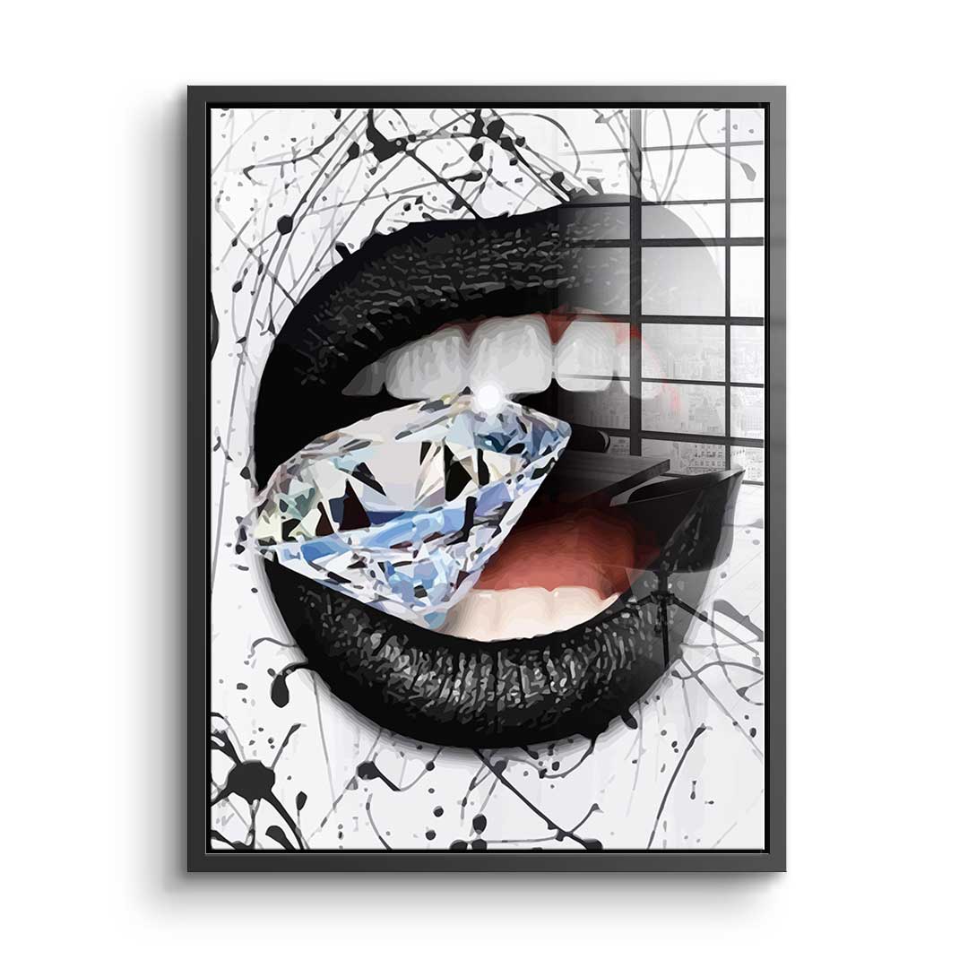 Diamond Mouth - Acrylic glass