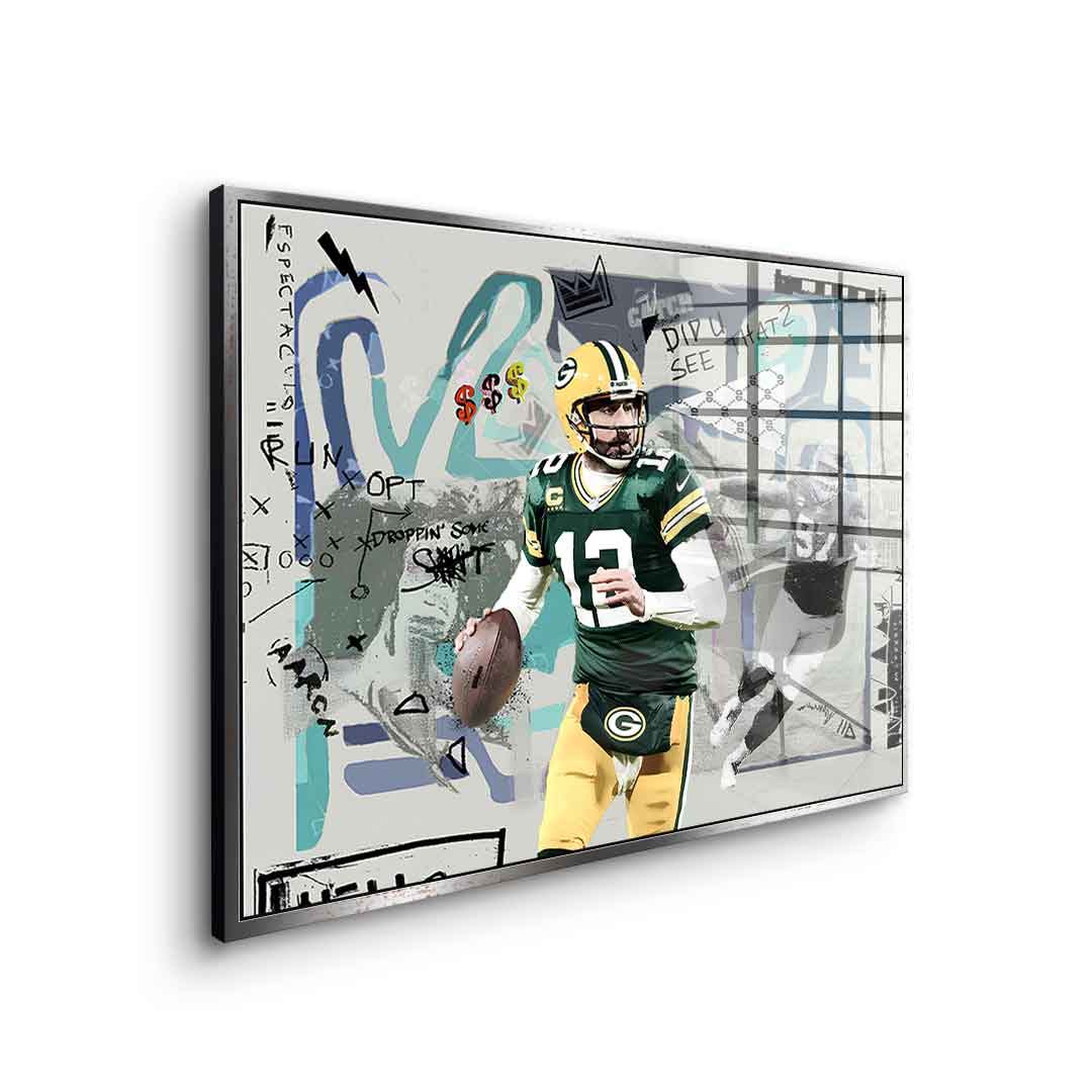 Aaron Rodgers - Acrylic glass