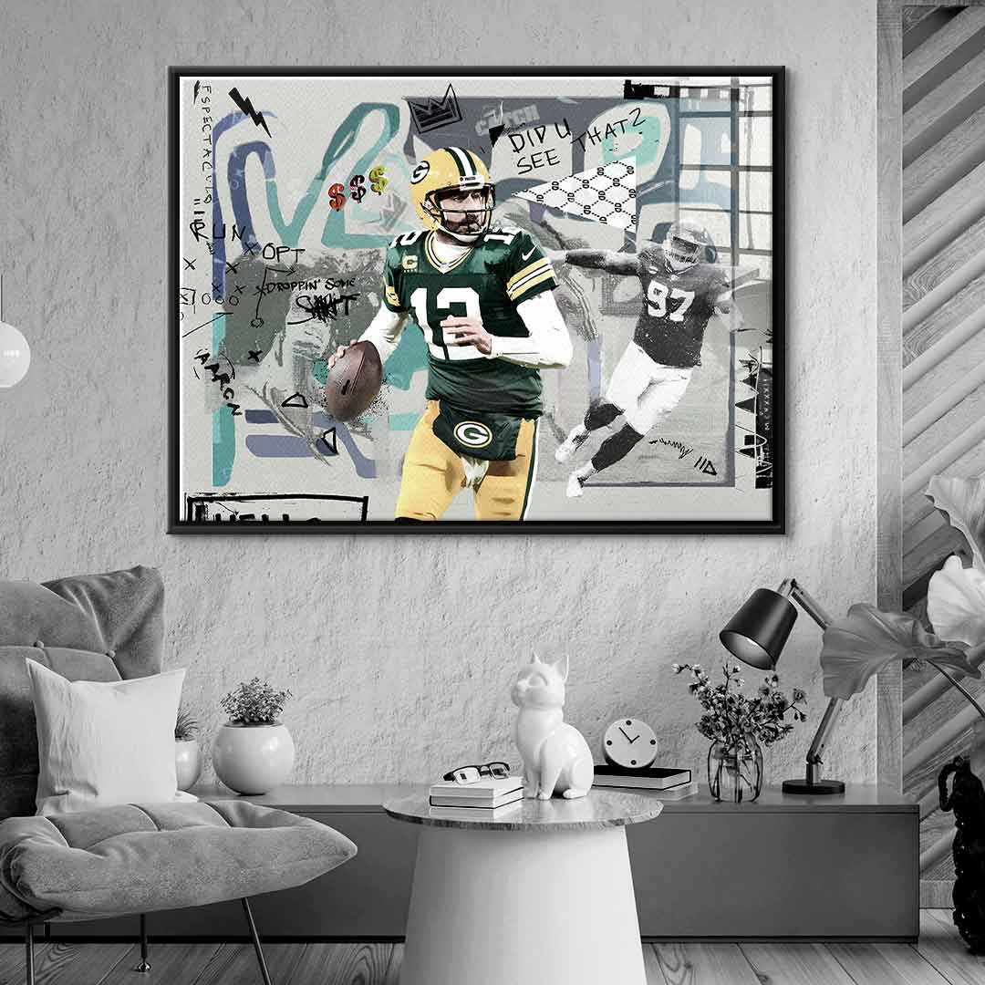 Aaron Rodgers - Acrylic glass