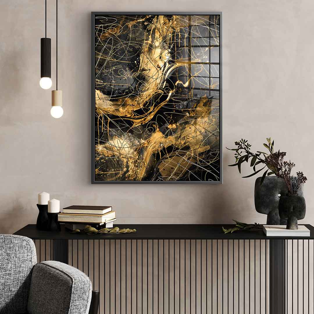 Black Power - Acrylglas