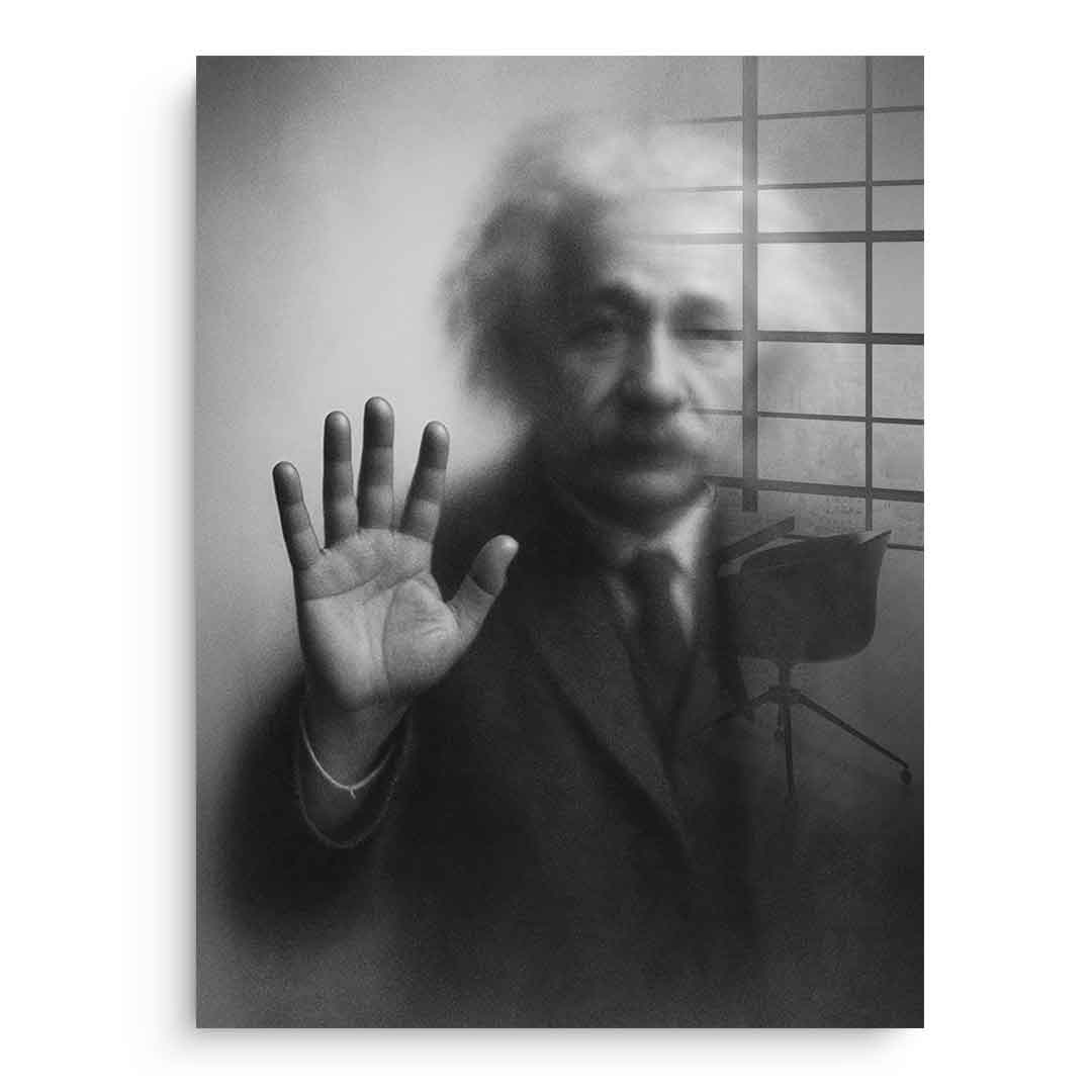 Einstein's Silhouette - Acrylic Glass