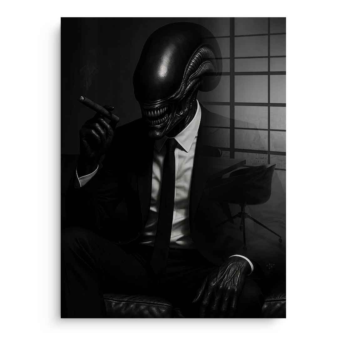 Alien Boss - Acrylglas