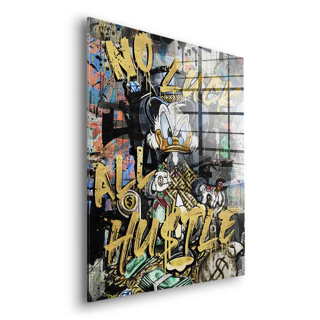 ALL HUSTLE DUCK - Szkło akrylowe