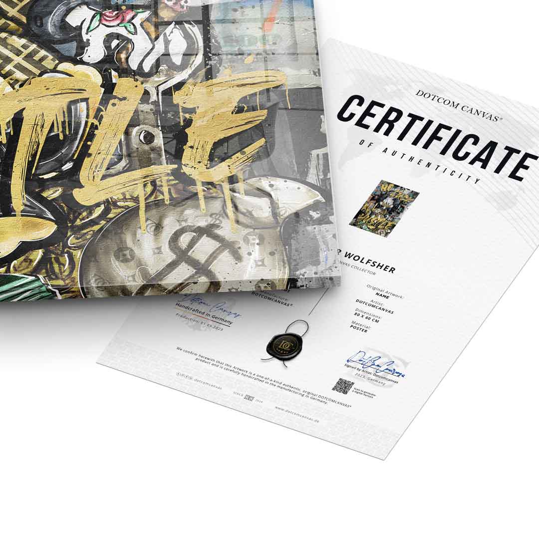 ALL HUSTLE DUCK - Szkło akrylowe