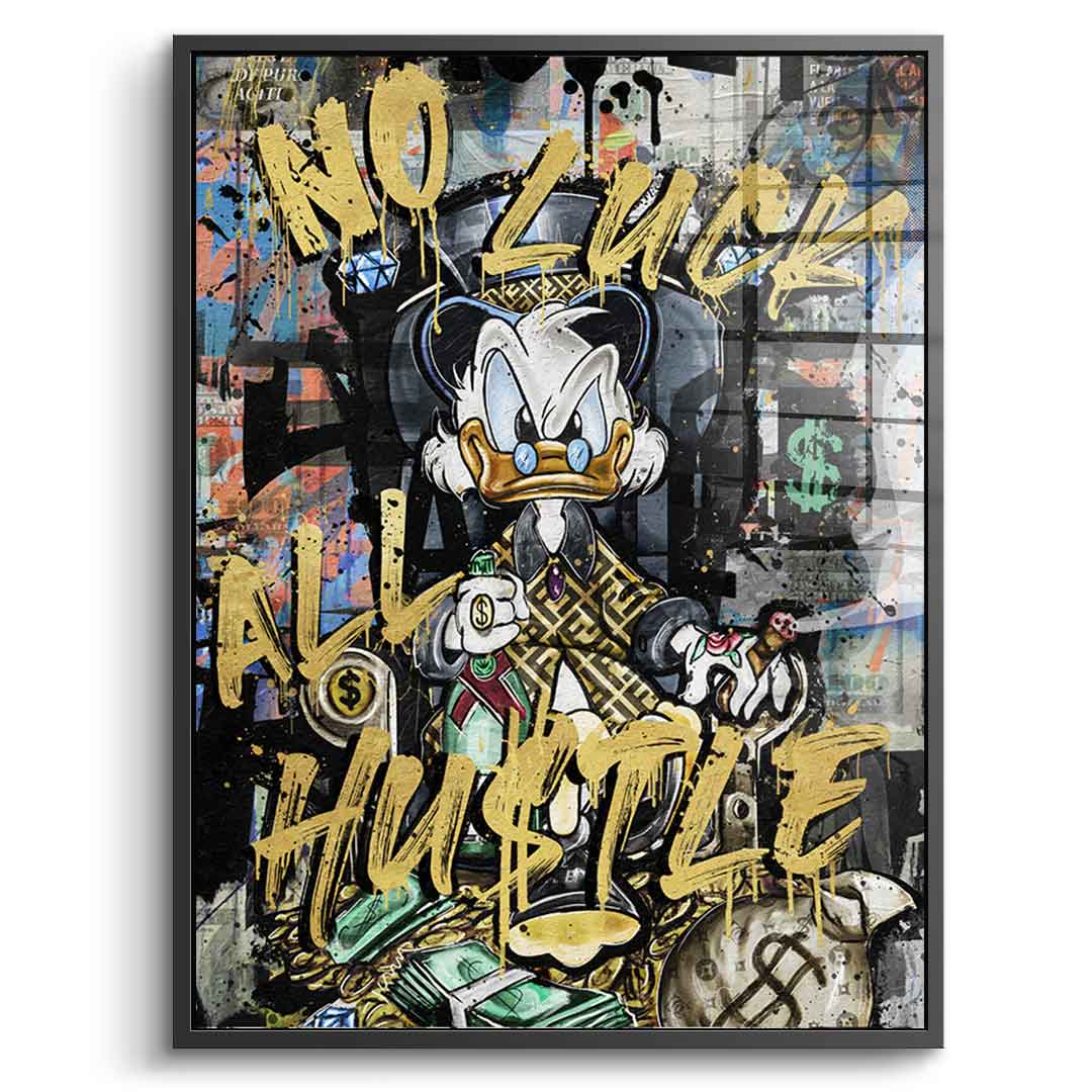 ALL HUSTLE DUCK - Szkło akrylowe