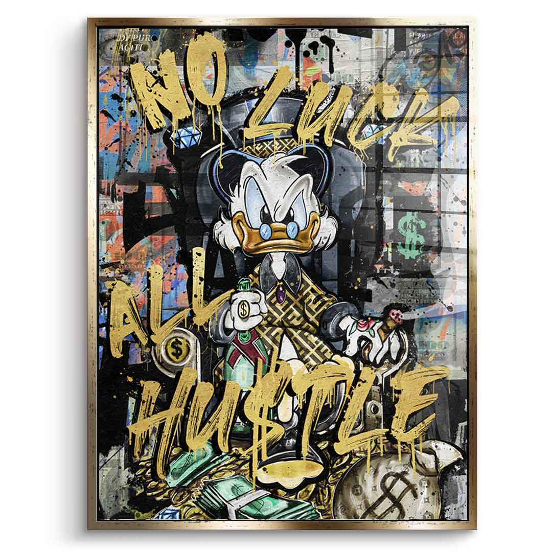 ALL HUSTLE DUCK - Szkło akrylowe