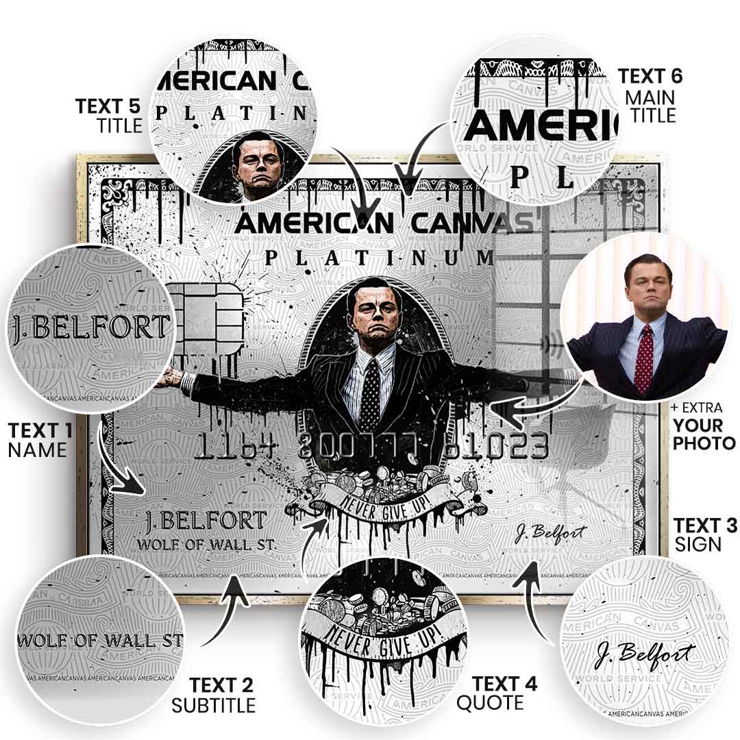 Royal American Canvas V2 - Możliwość personalizacji - Szkło akrylowe