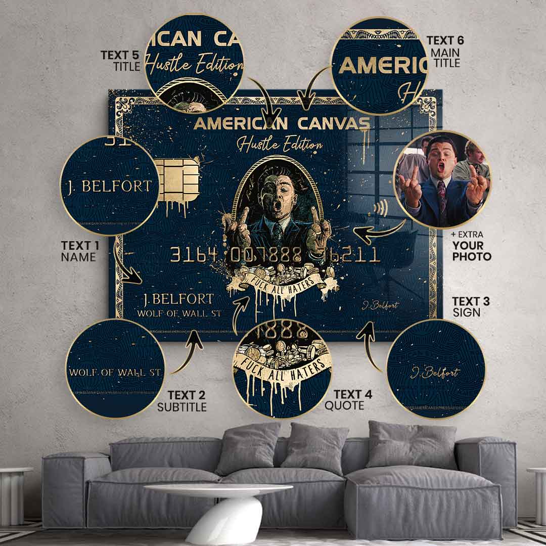 Royal American Canvas – Personalizowany – Szkło akrylowe
