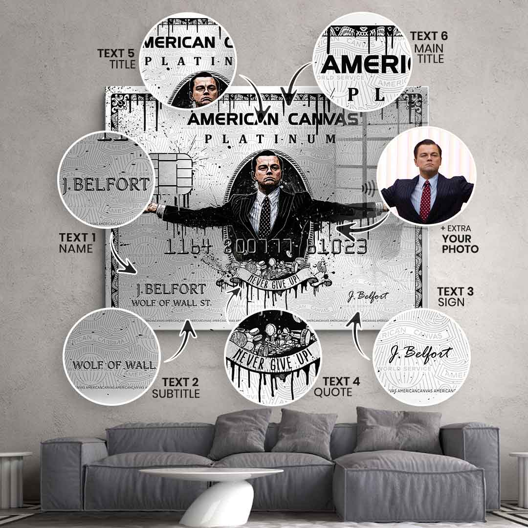 Royal American Canvas V2 - Personalisierbar - Acrylglas