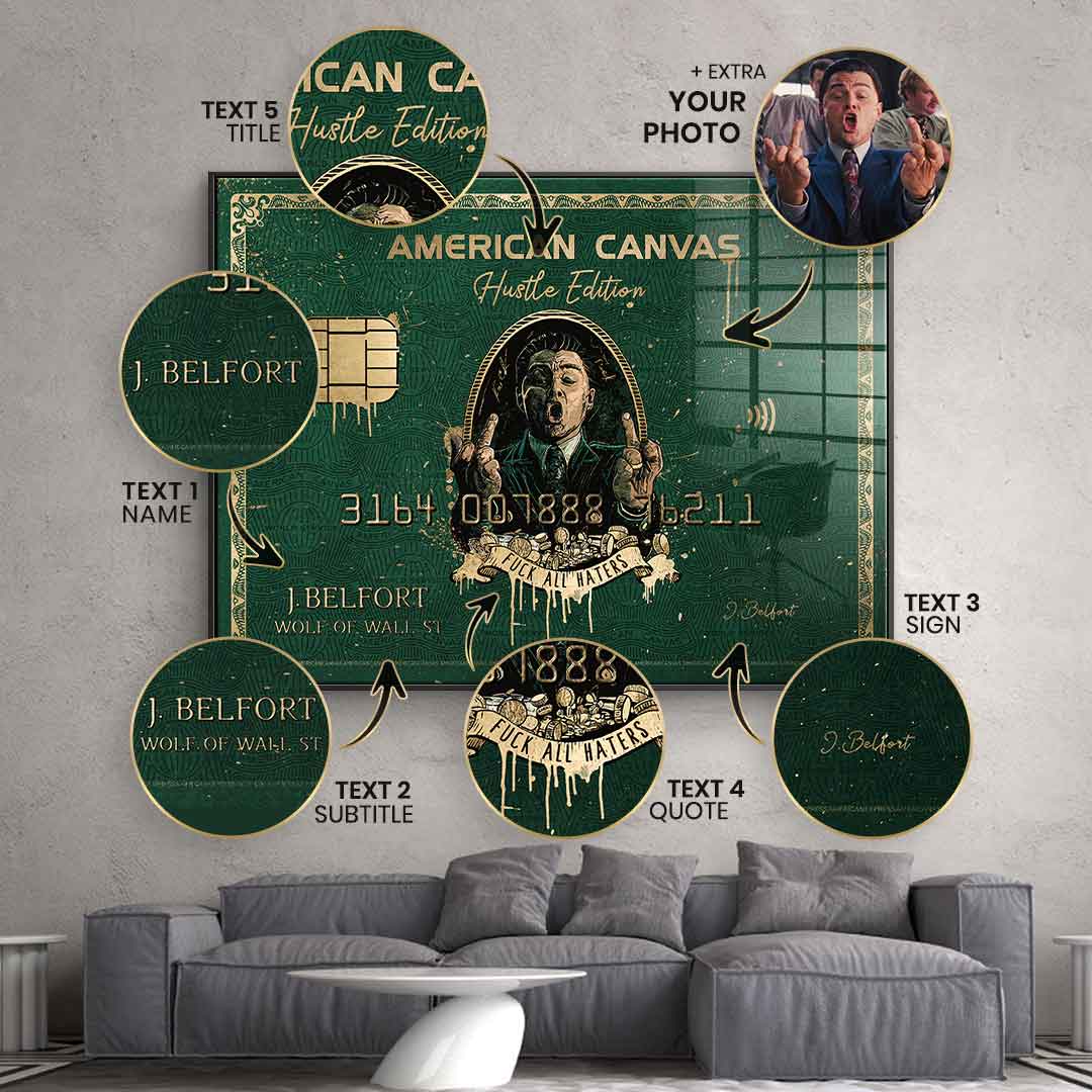 Royal American Canvas - Personalisierbar - Acrylglas