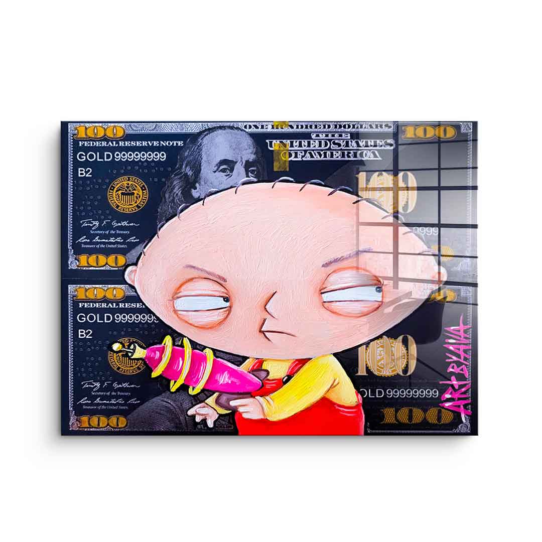 Angry Stewie - Acrylglas