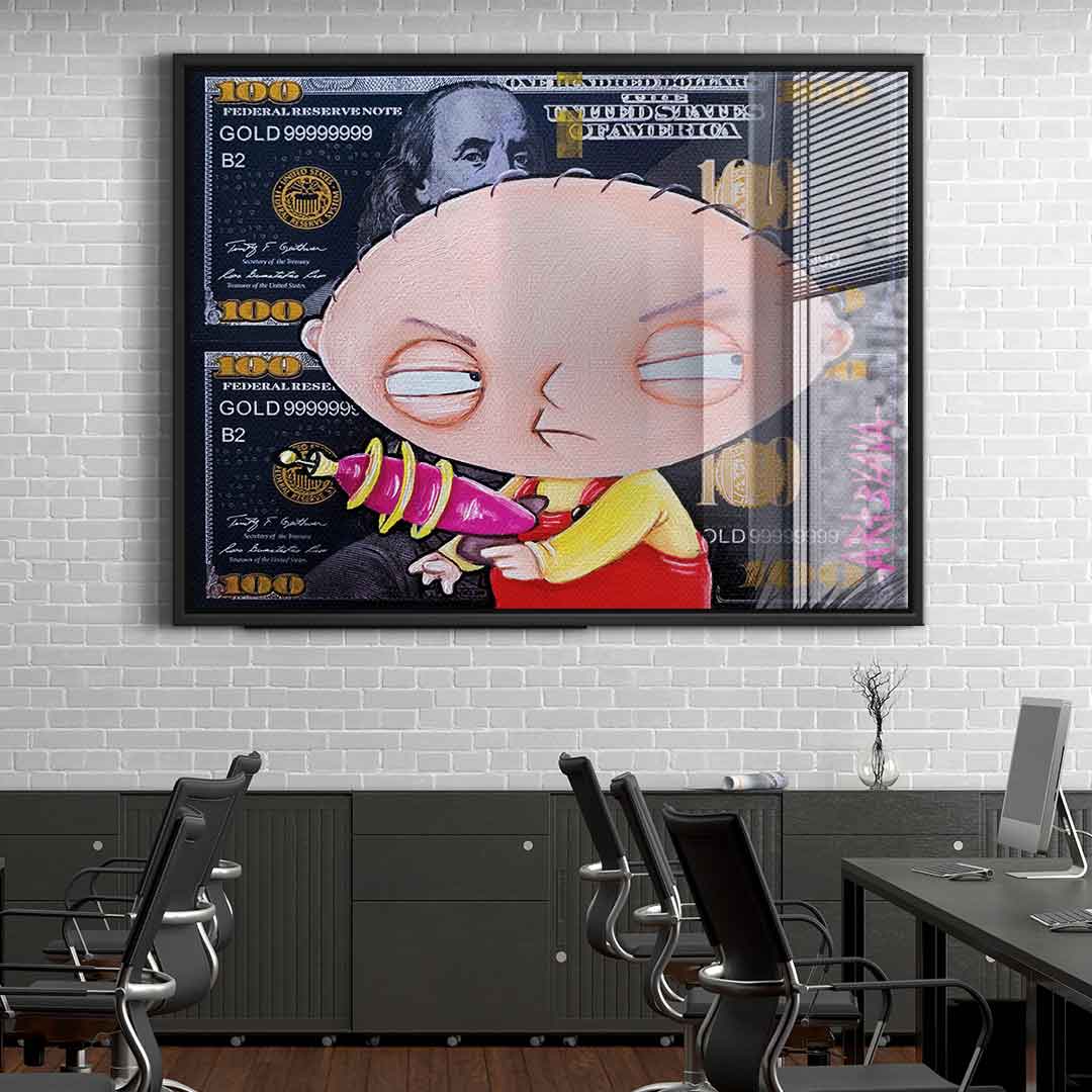 Angry Stewie - Acrylglas