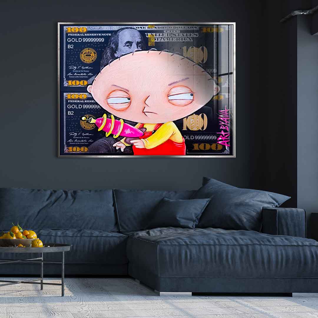 Angry Stewie - Acrylglas