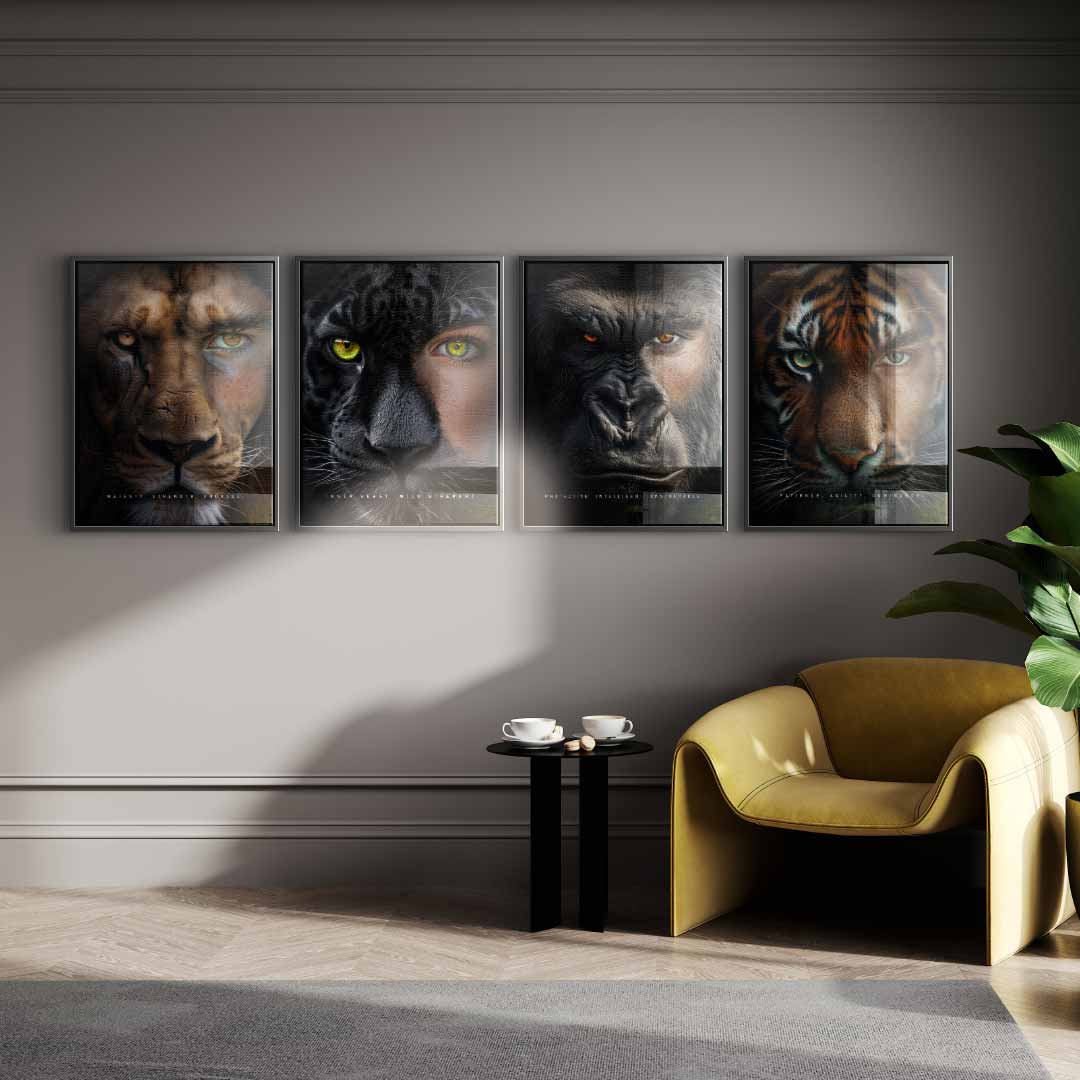 Animal Fusion - Acrylic glass 4x