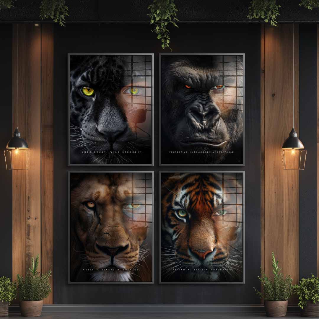 Animal Fusion - Acrylic glass 4x