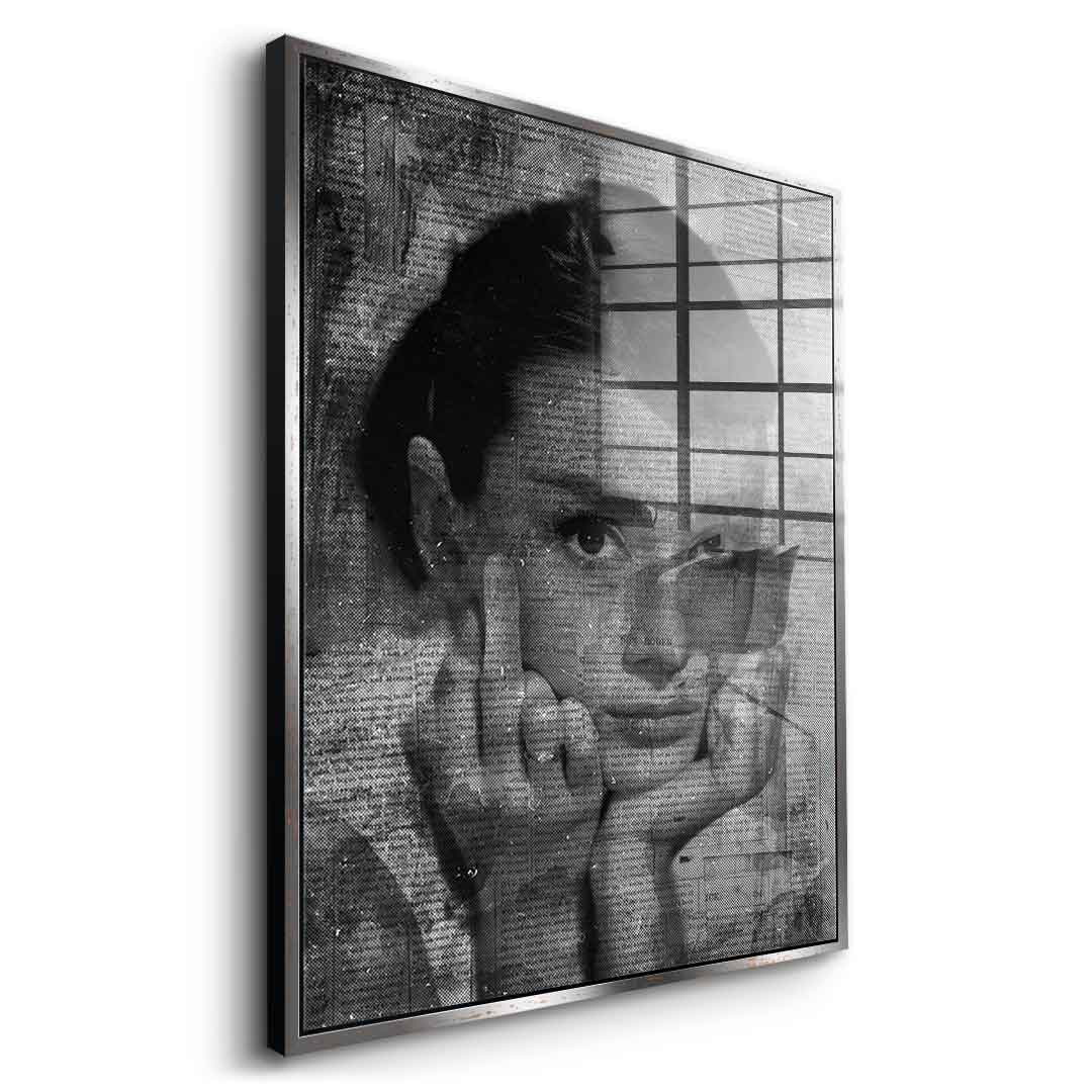 Audrey Hepburn Portrait - Acrylic Glass