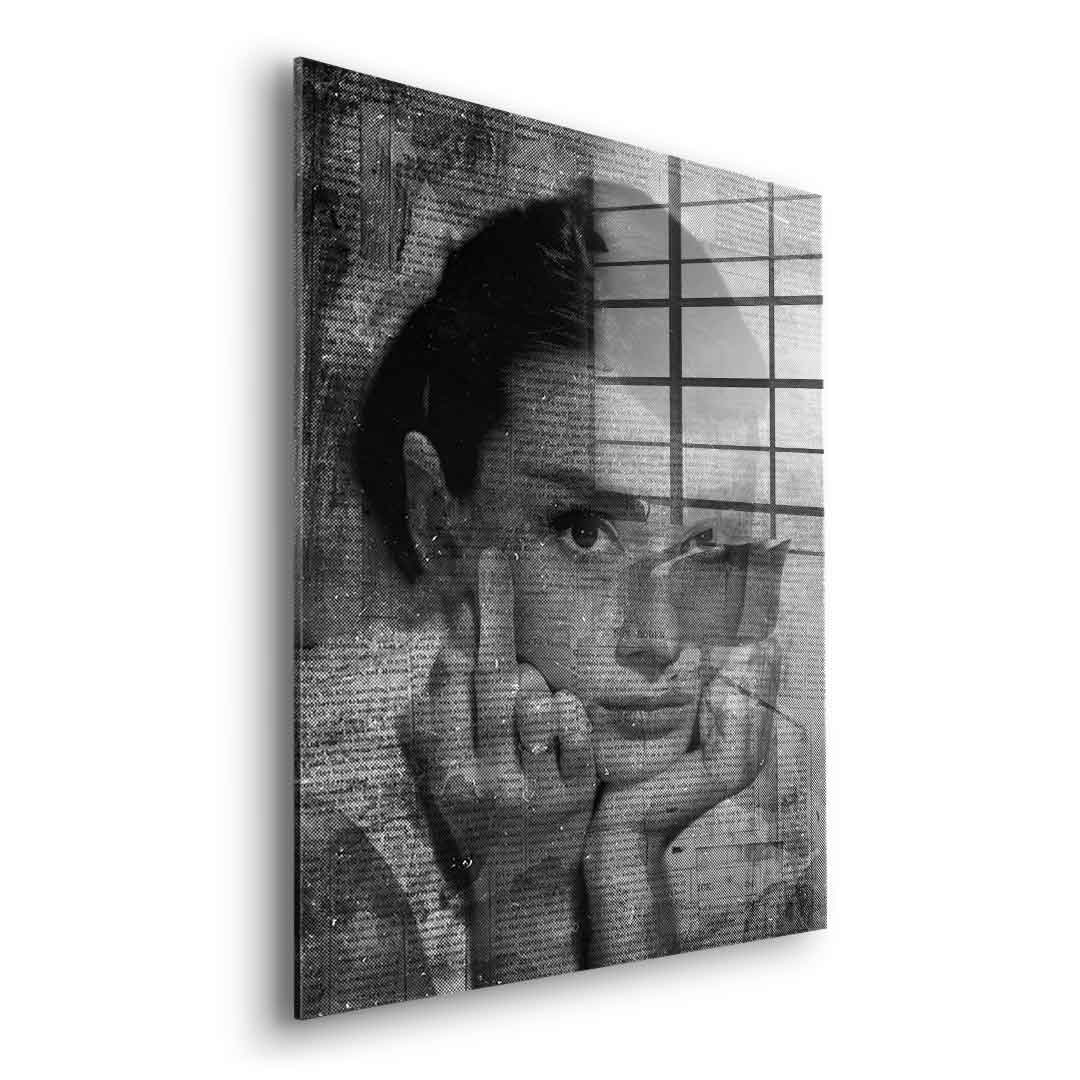 Audrey Hepburn Portrait - Acrylic Glass