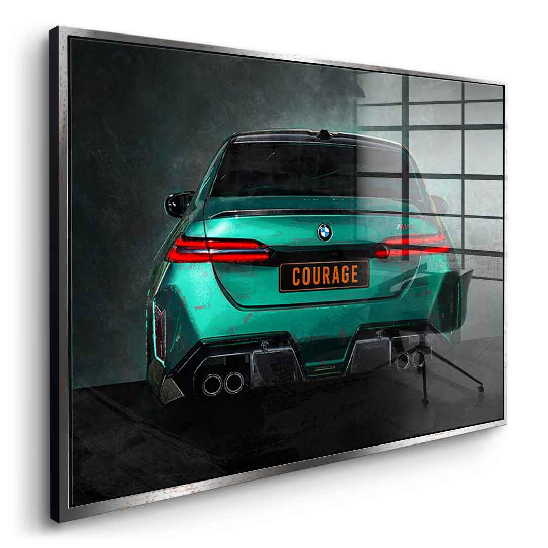 BMW M5 tył – szkło akrylowe