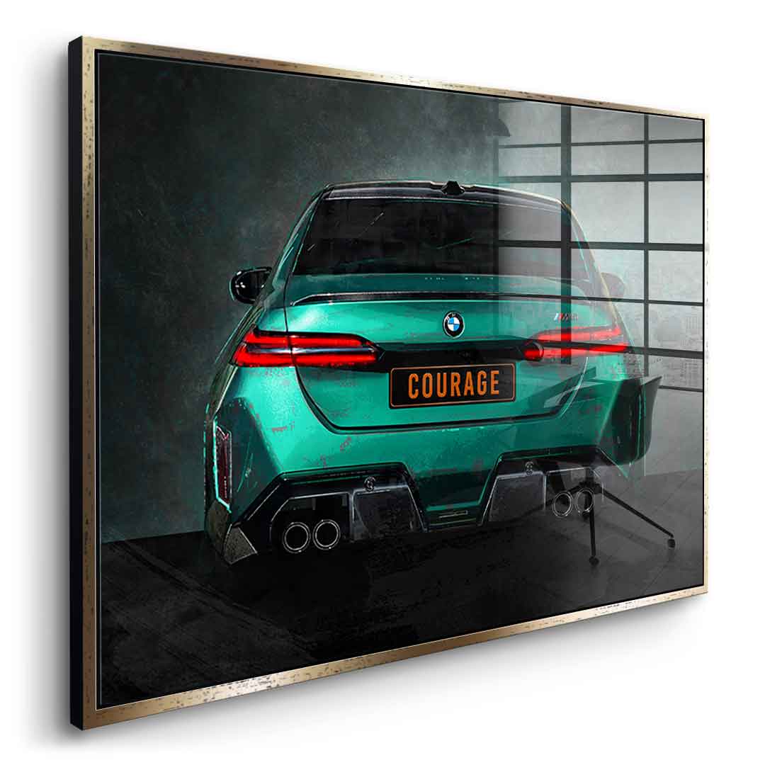 BMW M5 tył – szkło akrylowe